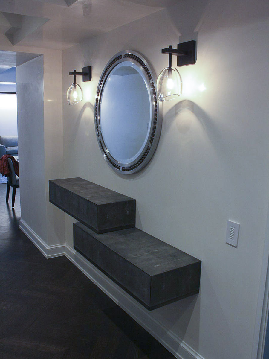 Entryway Floating Drawers