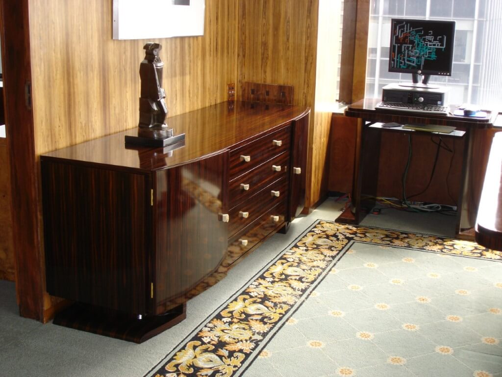 Office Credenza with Computer Table